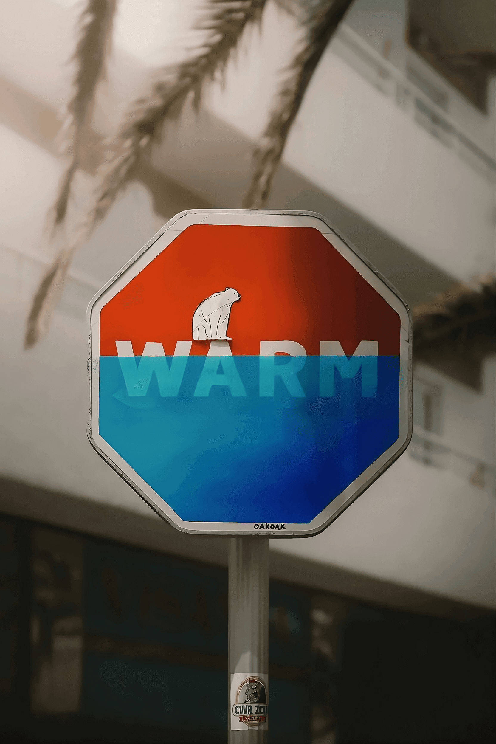 編集後 - 「STOP」を「WARM」に変更します。