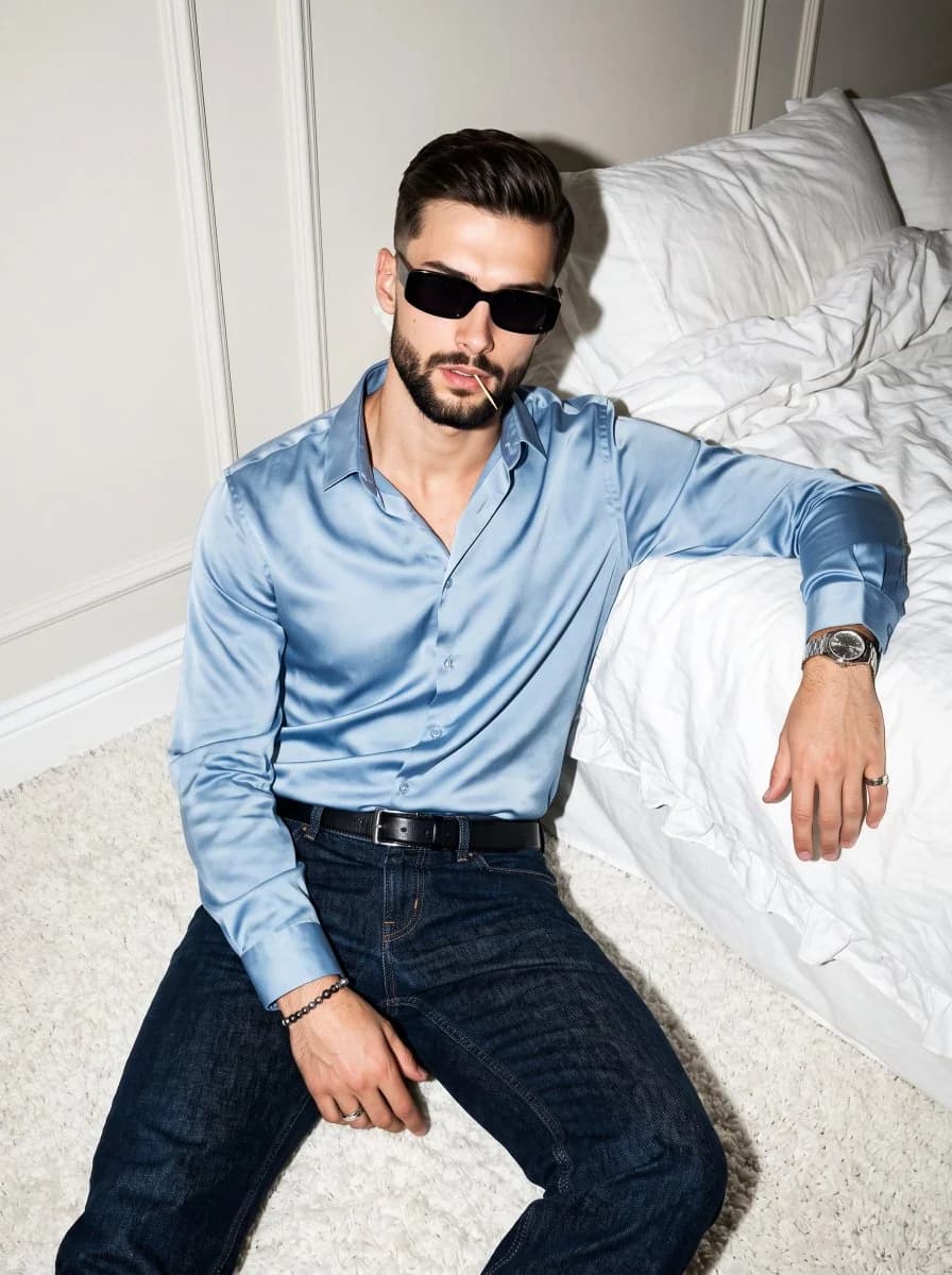 ファッションモデルのポートレート