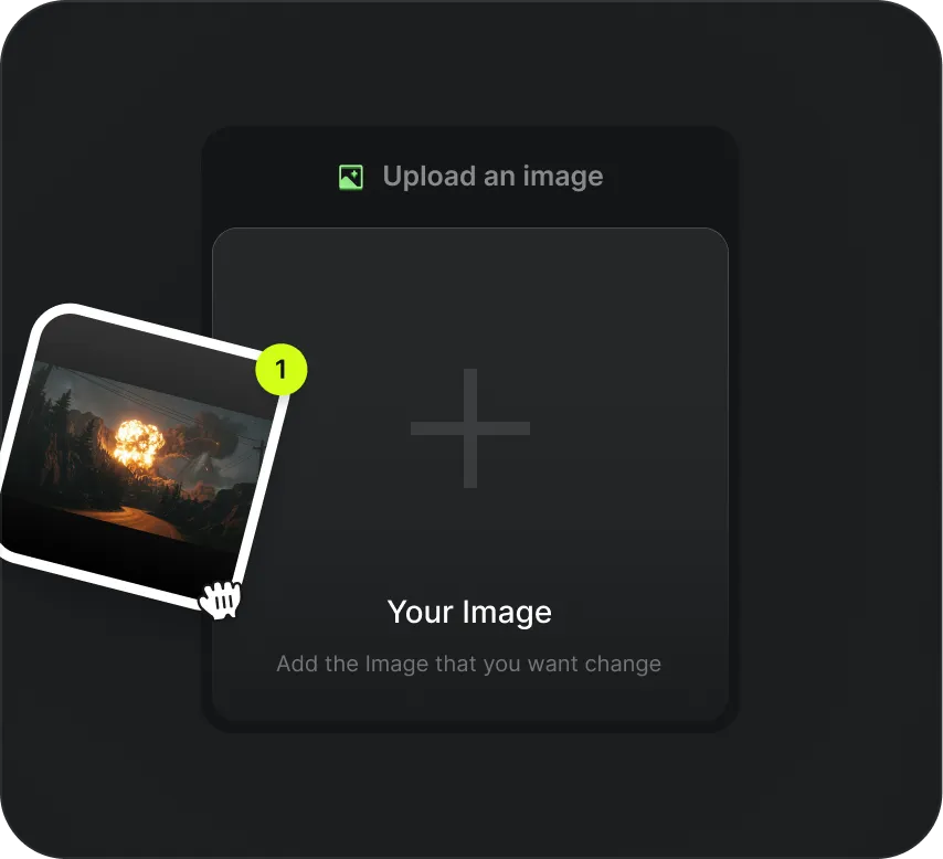 ステップ1：画像をアップロード