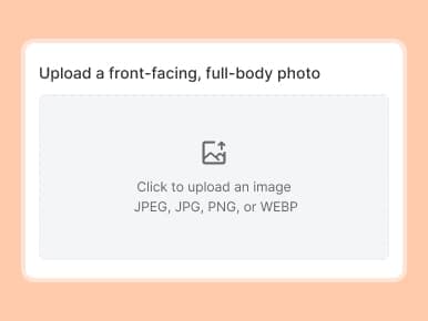 AIダンス動画生成に写真またはキャラクターをアップロード